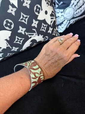 Kurtmen Leather Tooled Cuff